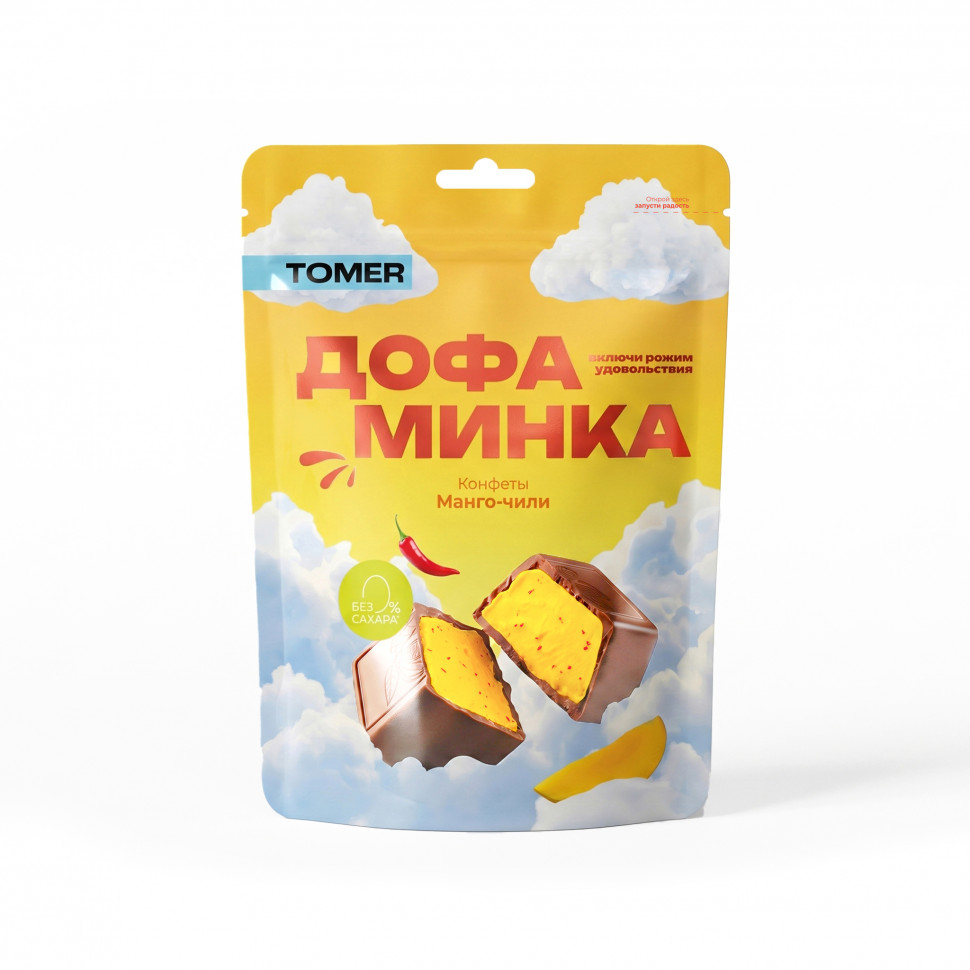  Фабрика Томер   Дофаминка Конфеты Манго-Чили, 125г  в Кизляре