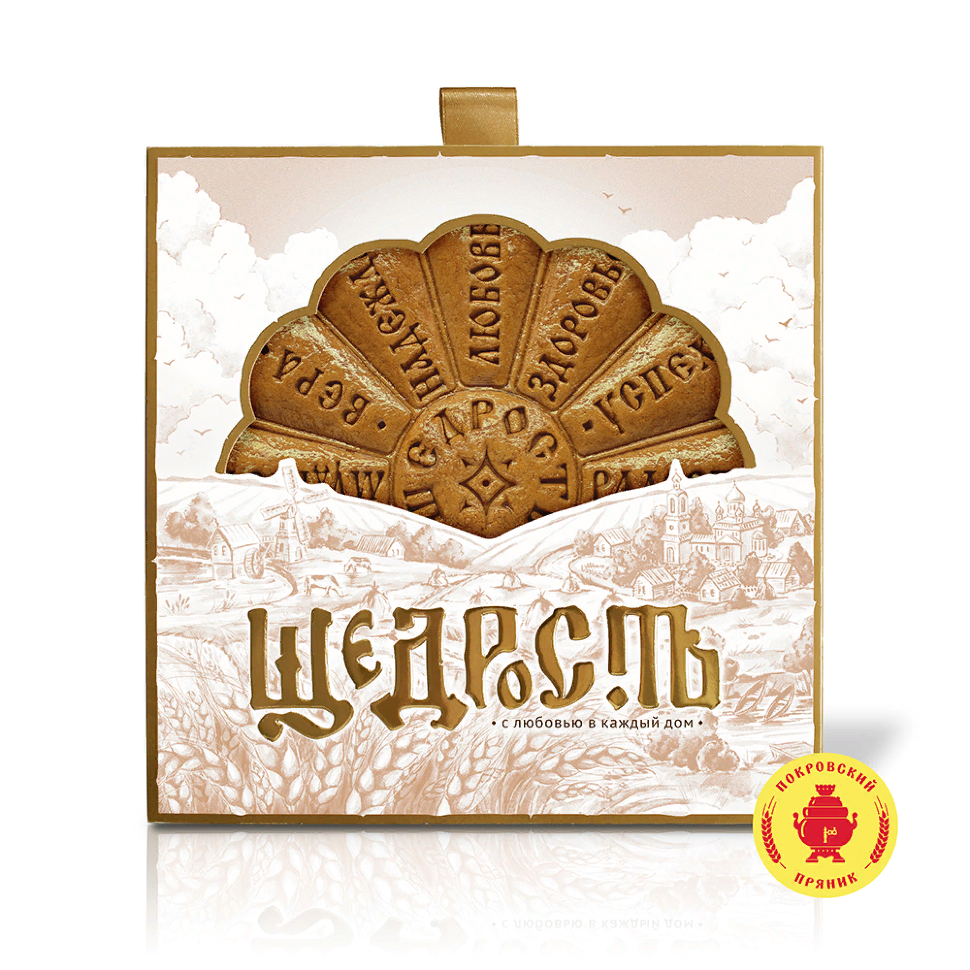  Пряник 700г "Щедрость" (в подарочной упаковке)  в Кизляре