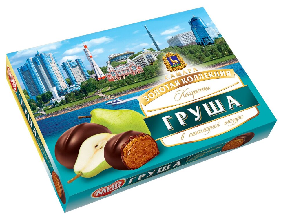  КФ МИР Груша в шоколадной глазури 160г  в Кизляре
