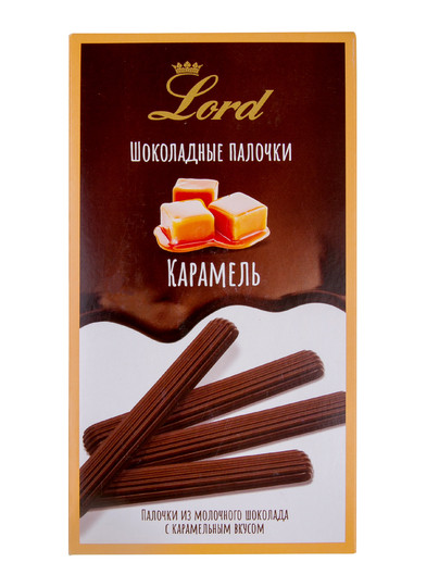 №1 TM LORD Палочки из молочного шоколада с карамельным вкусом, 80 гр в Кизляре