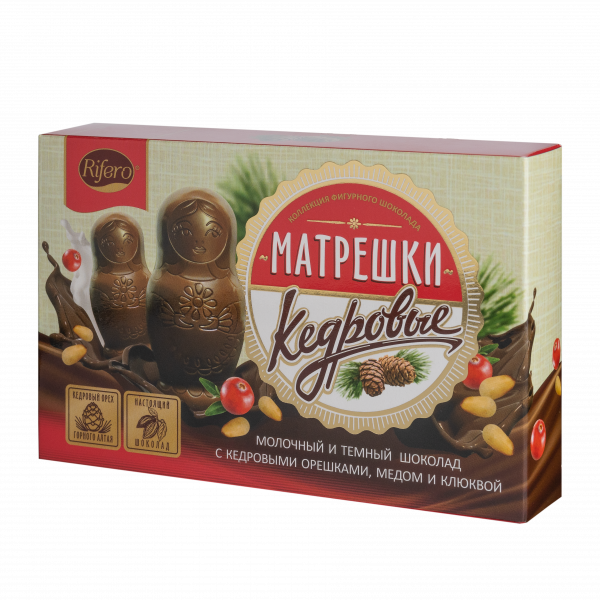 №1 Риф и ко Конфеты "Матрёшки кедровые" 100г           в Кизляре