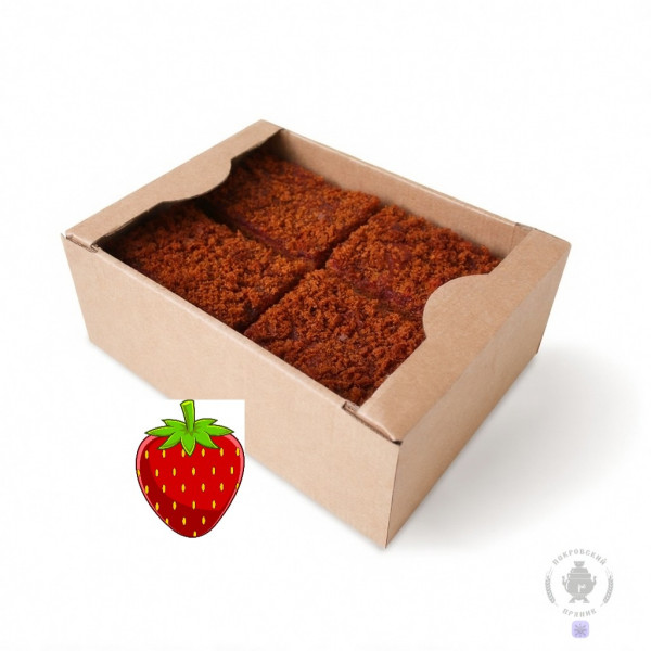 №3 Пряник 1кг с фруктовой начинкой Клубника в Кизляре