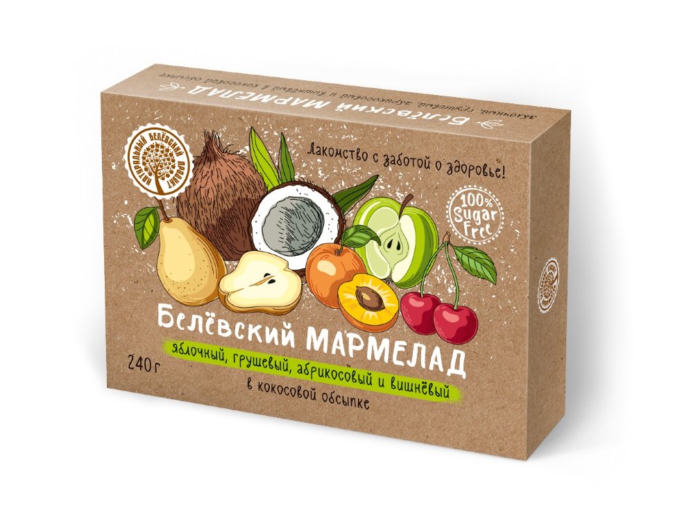  Мармелад белевский на фруктозе 240г  в Кизляре